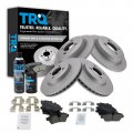 Trq Front Rear Ceramic Disc Brake Pad Kit W Chemicals For Mini Cooper Brand 