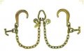 Ba Products Z11-8dh Classic Style G70 V Chain Bridle With 8 J Hook And Hammerhead For Rollback Car Carrier Hauler 