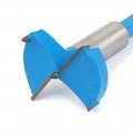 Uxcell Forstner Drill Bits 42mm Tungsten Carbide Wood Hole Saw Woodworking Hinge Drilling Boring Bit Cutter Cutting Tool Gray