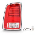 Left Side Led Tail Light Assembly For 2013-2018 Dodge Ram 1500 2500 3500-included Bulb Harness Updated Rear Lamp Brake 