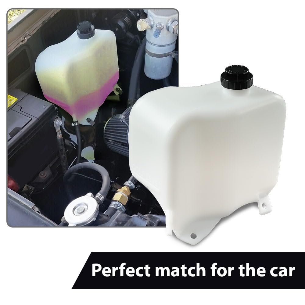 Overflow Radiator Tank With Cap For 1981 1987 C K Blazer Suburban And 1988 1991 Rv Blazers Suburbans High Density Polyethylene