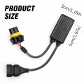 9005 9006 9012 Canbus Decoder Anti Flicker Harness Led Headlight Bulbs Resistor Error Free Pack Of 2