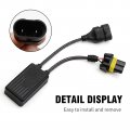 Hoypeyfiy 9005 9006 9012 Canbus Decoder Anti Flicker Harness Led Headlight Bulbs Resistor Error Free Pack Of 2
