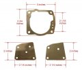 The Rop Shop Carburetor Repair Kit For 2000 Johnson Evinrude 150hp E150wplssc J150wplssc