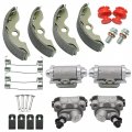 M Mati Front Brake Wheel Cylinders Shoes Adjusters Kit For Honda Fourtrax 200 Trx200 Trx200d Trx200sx 1986-1997 45370-hf1-961