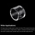 Uxcell 4pcs Pipe End Cap Fitting 25mm 0 98 Clear Acrylic Plug Adapter Fittings For Connecting Water Pipes