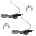 2-pack Replacement Temperature Meat Probe For Rec Tec Wood Pellet Bbq Grills For Recteq Rt-1250 Rt-700 Rt-590 Rt-b380 Bullseye