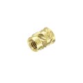 Knurled Insert Nuts 100pcs M3 X 5 7mm L 4 6mm Od 3d Printing Brass Female Threadeds Heat Set Insert Embedment Nut