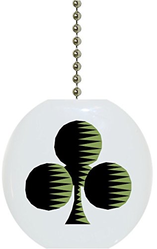 Poker Casino Cards Club Solid Ceramic Fan Pull