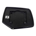 Door Mirror Glass For Mercury Mariner 2008 2009 Heated Plastic Clear Manual Adjustment With Backing Plate Fits 8l8z17k707d And 
