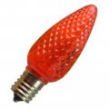 Halco Bc5997 80511 C9red Fc Led C9 Red Faceted 96w 120v Led Light Bulb 