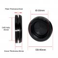 Flyshop 35 Mm 1-3 8 Round Hole Grommets 30 16 Id Black One-sided Thicker Synthetic Rubber Plug Wire Protection Gasket Guard