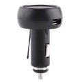 Led Digital Display Voltmeter Thermometer 3in1 Usb Car Charger For Cars Suvs Trucks With Fast Charging Real Time Battery 