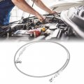 X Autohaux 36 Car Universal Braided Throttle Cable Kit Swap Fuel Line Stainless Steel Gas Inch