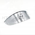 Httmt Skull Chrome 7 Headlight Visor Heavy Duty Thick Compatible With H-d Xl Xlh Fxr Fx