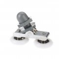 Jojofuny 3pcs Sliding Door Push And Pull Shower Roller Arc Swing Replacments Scroll Wheel Accessories Door