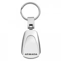 Au-tomotive Gold Tear Drop Key Chain For Nissan Armada Silver