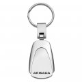 Au-tomotive Gold Tear Drop Key Chain For Nissan Armada Silver