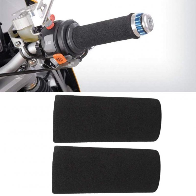 Foam Handle Grip 2 Pcs Motorcycle Handlebars Cover Anti-slip Suitable For 1 25 To 45 Inch