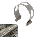 2 In 50 8mm Stainless Exhaust Tacking Band Clamp On For Welding Fabrication Silver