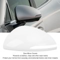 Car Rearview Mirror Cap Door Covers Scratch Weatherproof White Rear View Shell Housing For Sonata 2020 To 2023 Left