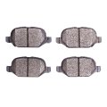 Disc Brake Pads For Fiat 500 2012 To 2019 Ceramic Friction Mechanical Pad Wear Sensor Front Position 1 73 In Height 3 77 Width 