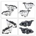 2pcs Clear Lens Fog Lights Assembly With Switch And Wiring Kit Replacement For 2007-2010 Elantra 92201-2h000 92202-2h000 