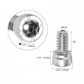 Uxcell 6-32x1 4 Hex Socket Head Cap Screw Bolts 304 Stainless Steel Polished 50pcs