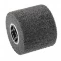 Uxcell 120mmx100mm Non-woven Polishing Burnishing Wheel Nylon Wire Drawing Abrasive Flap 60 Grit For Stainless Steel Copper