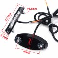 Chrome Mirror Block Off Base Plate With Led Signal For Cbr 600 F4 F4i Rr 900 929 954 And 1000rr Fireblade Billet Aluminum
