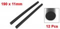 Uxcell Hot Glue Sticks For Gun 0 44-inch X 10 6-inch Black 12pcs