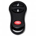 Hqrp Remote Key Fob Shell Case Keyless Entry W 3 Buttons Compatible With Jeep Cherokee 1999 2000 2001 Grand 2002 2003 2004
