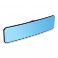 Anti Glare Wide Angle Car Rearview Mirror 11 2 In Convex Panoramic Clip On Interior For Cars Suvs Vans Trucks Blue Coating 