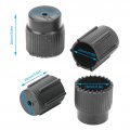 Qiilu Air Conditioning Service Valve Fitting Cap 10pcs Universal A C Charge Port Car Parts