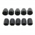 Qiilu Air Conditioning Service Valve Fitting Cap 10pcs Universal A C Charge Port Car Parts