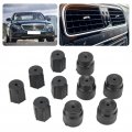 Qiilu Air Conditioning Service Valve Fitting Cap 10pcs Universal A C Charge Port Car Parts