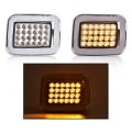 2pcs Led Front Park Signal Lamp For 03-08 H2 05-08 Sut Left Right Corner Lights Parking Lamps Turn Marker Light Fender