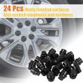 X Autohaux 24pcs Wheel Lug Nut Covers 15646250 For Chevroet Gmc 1500 2500 Sierra Suburban Tahoe Yukon Pickup 711-025 611-607