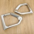 Kuafu Front Fog Light Bezel Compatible With 2019-2023 Gmc Sierra 1500 Denali Replacement For 84176753 84176752 Lamp Cover Trim