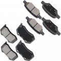 Aintier Automotive Replacement Brake Pads Front Rear Fit For Chevrolet Cobalt 2007 For Hhr 2009-2010