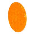 Round Amber 3 In Stick On Reflector For Trucks Trailers Rvs And Buses Model 80811 Dot Compliant Waterproof Safety Lighting 1 