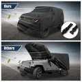Car Cover For Jeep Wrangler Jk Jl Yj Tj 4 Door 2007-2023 Outdoor Waterproof Sun Rain Dust Wind Snow Protection W Driver Zipper