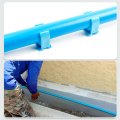 8 Pcs Pvc Water Pipe Clamps U Shaped Tubing Hose Buckles For 16mm Od Irrigation Tube Holder Tv Trays And Support Blue 