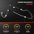 A-premium Power Steering Hose Pressure Line Assembly Compatible With Mazda 3 2007-2009 L4 2 3l Turbocharged Pump To Gear Rack