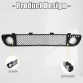Kuafu Bumper Mesh Grille Grill Compatible With 2000-2003 Bmw E39 M5 4door Sedan Will Also All Aftermarket Style Mtech Front
