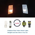 10pcs Rav4 Interior Led Lights Kit Super Bright Map Dome Light Bulbs For 2016 2017 2018 2019 2020 2021 Toyota All Models