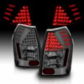 Amerilite Smoke Led Replacement Brake Taillights Set For 05-08 Dodge Magnum Passenger And Driver Side