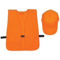 Allen Company Adult Blaze Orange Hunting Vest With A Hook And Loop Closure High-visibility Saftey Gear For Men Women Fits Over 