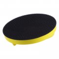 Uxcell Hook And Loop Hand Sanding Block 6 Inch Round Detail Disc Pu Foam Backing Plate Manual Sander For Detailing Polishing