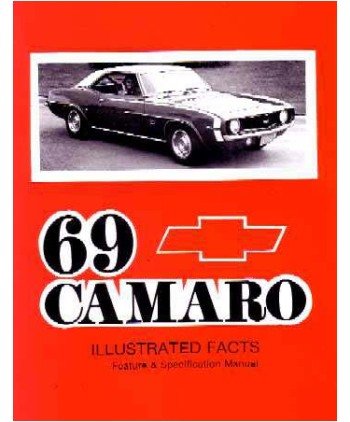 1969 Chevrolet Camaro Facts Features Sales Brochure Literature Advertisement